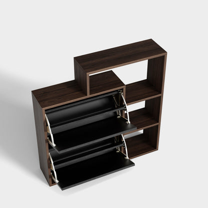 Yowos Entryway Shoe Rack Shoe Cabinet With Flip-Drawer
