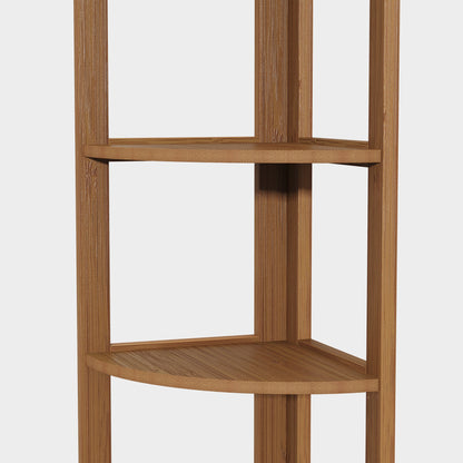 Yowos Corner Bookcase Multipurpose Storage Shelf