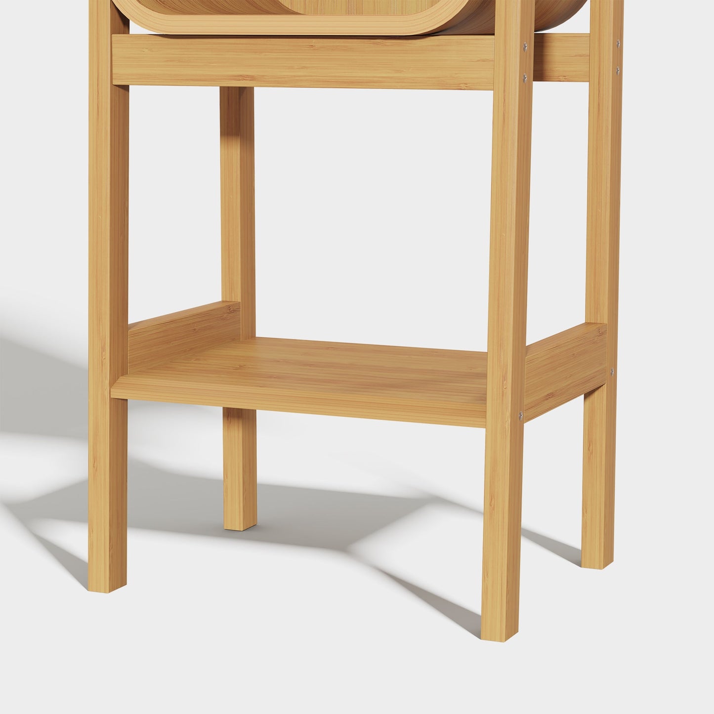 Yowos 3 Layer Creative Bookcase Standing Display Cabinet