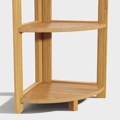Yowos Corner Bookcase Multipurpose Storage Shelf