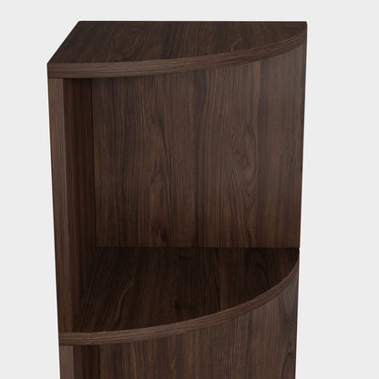 Yowos Tall Bedside Table Bookshelf with Drawers