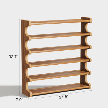 Yowos Lightweight Shoe Rack Shelf with Visible Storage